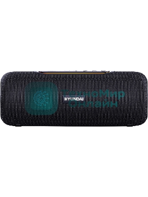 Колонка портативная Hyundai H-PS1021 черный/черный 25 Вт 1.0 BT 10м 1500mAh