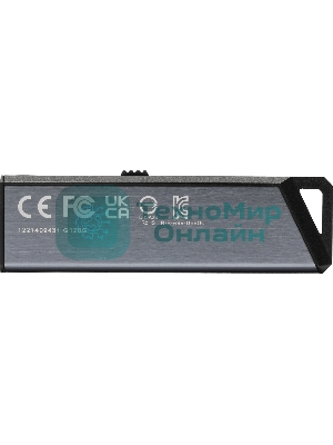 Флешка USB ADATA UE800 (AELI-UE800-128G-CSG), 128Gb, Type-C USB 3.2, R/W 1000/550, серебристый