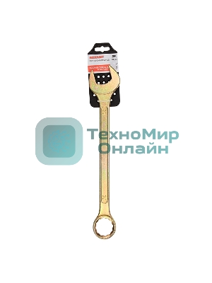 Ключ комбинированный Rexant 30 мм, желтый цинк