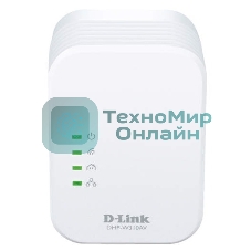 Беспроводной PowerLine-адаптер D-Link DHP-W310AV N300 с поддержкой HomePlug AV