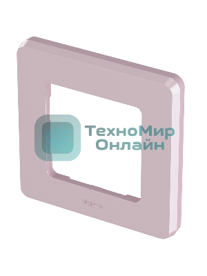 Рамка 1 пост розовый Inspiria