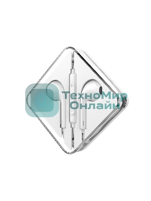 Проводные наушники Hoco M55 белый, внутриканальные, Jack 3.5 мм