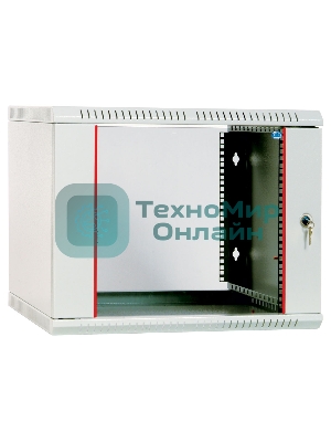 Шкаф телеком. настенный разборный 15U (600х520) дверь стекло (ШРН-Э-15.500) (1 коробка)