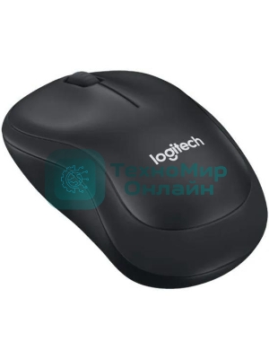 Мышь беспроводная Logitech B220 Silent черный, 1000 dpi, радиоканал, USB, кнопки - 3