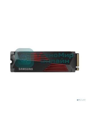 Накопитель SSD Samsung 990 PRO, 1000Gb, PCIe 4.0 x4, M.2 2280, NVMe, R/W 7450/6900, с радиатором