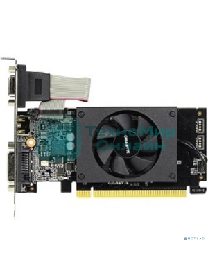Видеокарта Gigabyte GV-N710D3-2GL RTL GT710, 2Gb, 64bit, DDR3, D-Sub, DVI, HDMI, PCI-E