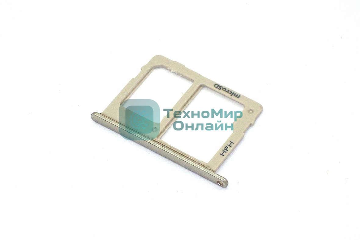 Лоток для SIM-карты Samsung Galaxy J4 (J400F) золотой