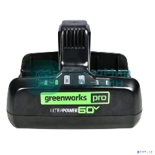 Быстрое зарядное устройство для двух аккумуляторов Greenworks G60DC10, 60V, 10А 2954407