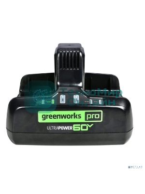 Быстрое зарядное устройство для двух аккумуляторов Greenworks G60DC10, 60V, 10А 2954407