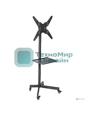 Мобильная стойка напольная Kromax OMEGA-16 черный для TV 26