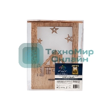 Деревянная фигурка Neon-night с подсветкой 