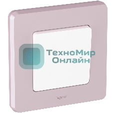 Рамка 1 пост розовый Inspiria