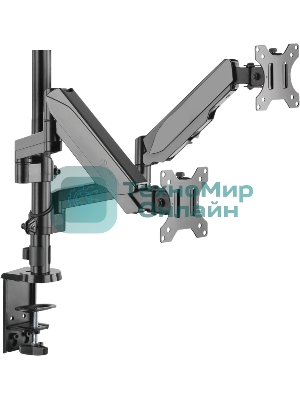 Кронштейн (держатель) ONKRON G140 для двух мониторов 13