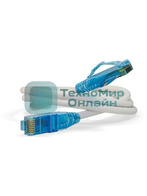 Патч-корд Hyperline U/UTP, Cat.6, LSZH, 1.5 м, белый