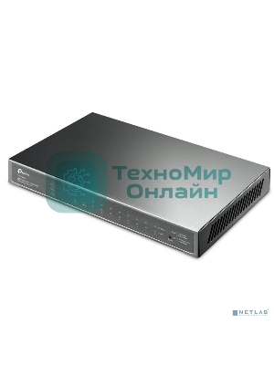 Коммутатор TP-Link SMB TL-SG2008 8-port Pure-Gigabit Desktop Smart Switch, 8 10/100/1000Mbps RJ45 ports, Tag-based VLAN, STP/RSTP/MSTP, IGMP V1/V2/V3 Snooping, DHCP Filtering, 802.1P Qos, Rate Limiting, Voice VLAN,