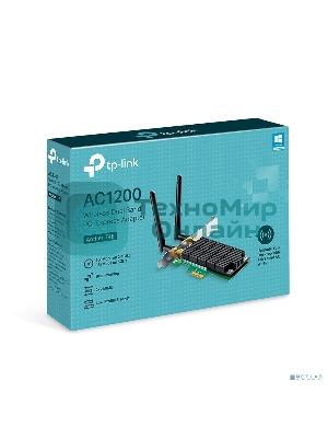 Адаптер TP-Link ARCHER T4E AC1200 Двухдиапазонный Wi-Fi адаптер PCI Express