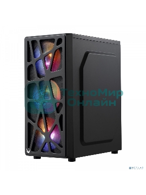 Компьютерный корпус Aerocool/Formula MANA черный без БП ATX 6x120мм 2xUSB 2.0 1xUSB 3.0 audio bott PSU