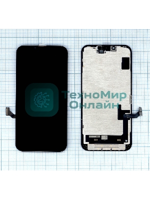 Дисплей (модуль) для Apple iPhone 14 в сборе с тачскрином (TFT), черный