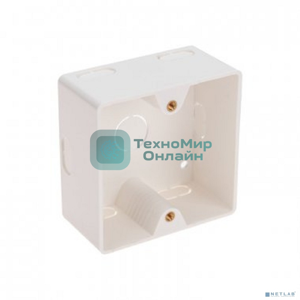 Короб накладной Rexant для лицевых панелей 80х80 под 2 модуля 45х22,5 Mosaic