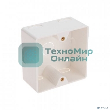 Короб накладной Rexant для лицевых панелей 80х80 под 2 модуля 45х22,5 Mosaic