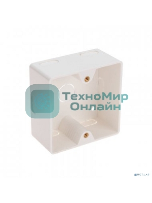 Короб накладной Rexant для лицевых панелей 80х80 под 2 модуля 45х22,5 Mosaic