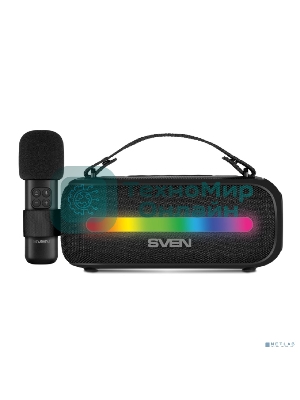 Колонка портативная SVEN PS-255 черный 12W 1.0 BT 3600mAh