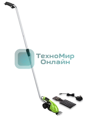 Ножницы GREENWORKS 1600207 аккум.садовые 3.6В с удлиненной ручкой (встроенный аккум и ЗУ)