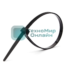Стяжки NYT-200x4.8В пластиковые 200 мм х 4.8 мм, черные (100 шт.)