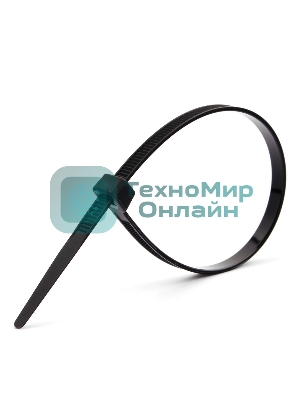 Стяжки NYT-200x4.8В пластиковые 200 мм х 4.8 мм, черные (100 шт.)