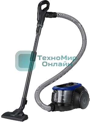 Пылесос Samsung VC18M21A0SB синий, 380/1800 Вт, уборка сухая, пылесборник контейнер 1.5 л