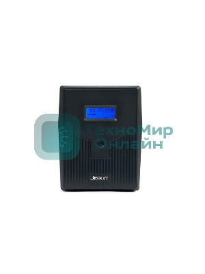 Источник бесперебойного питания SKAT-UPS 2000/1200 220В 1200Вт 2 АКБ 9А·ч внутр. меандр. стабилизация напряжения