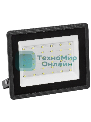 Прожектор светодиодный СДО 06-50 6500К IP65 черный IEK LPDO601-50-65-K02