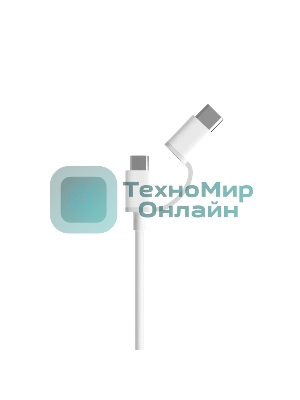 USB-кабель Xiaomi Mi 2-in-1 USB Cable Micro-USB to Type-C (30cm)