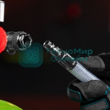 Шланг пневматический Stels 57025 пвх 10x16 мм, 18 бар, армированный прозрачный, быстросъемное соединение