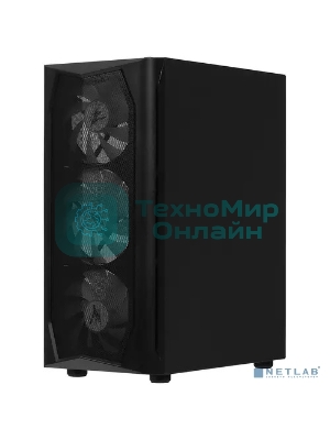 Компьютерный корпус MidiTower Zalman N4 black (ATX,Window, 6xRGb fan, USB 2.0 x2, USB 3.0x1, без БП) (N4 rev.1)