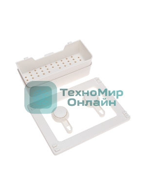 Полка двухъярусная настенная HALSA HLS-F-110W на вакуумной присоске