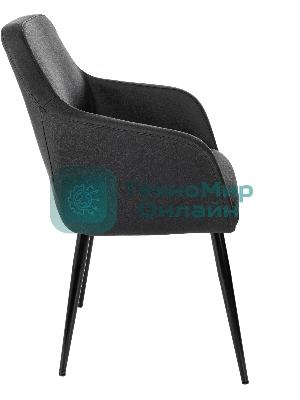 Кресло Бюрократ CH-380F черный, экокожа