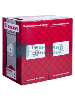 Кабель Rexant UTP cat.5e 1 пара (305м) 0.51 мм