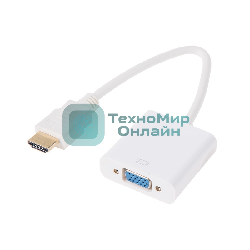 Переходник штекер Rexant HDMI - гнездо VGA, провод