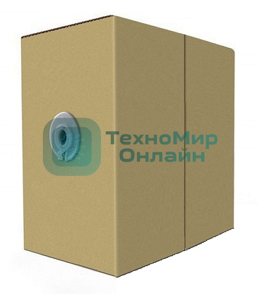 Кабель сетевой Buro BU-CCA-048 UTP 4 пары cat5E solid 0.48мм CCA 305м серый