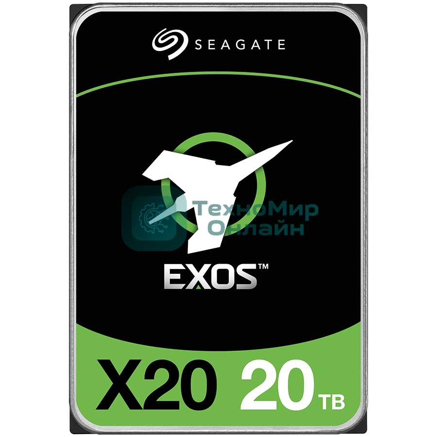 Жесткий диск Seagate HDD 20Tb 7200rpm Server Exos X20 HDD 512E/4KN (3.5