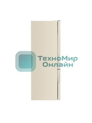 Холодильник Maunfeld MFF1857NFBG бежевый инвертер двухкамерный 336/117л морозилка снизу