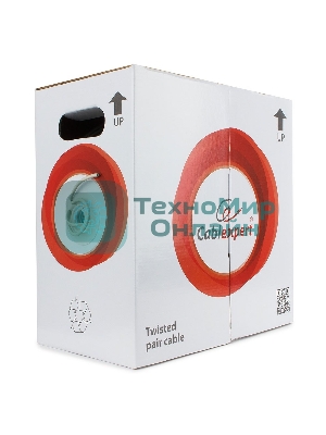 Кабель Cablexpert, UTP5e, 4 пары, 0.40 мм, CCA, однож., 305 м, серый UPC-5040E-SOL 