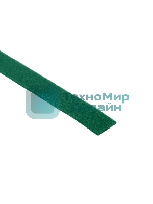 Лента-липучка многоразовая Rexant 5 м х 20 мм, зеленая (1 шт.)