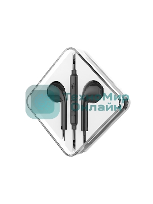 Проводные наушники Hoco M55 черный, внутриканальные, Jack 3.5 мм