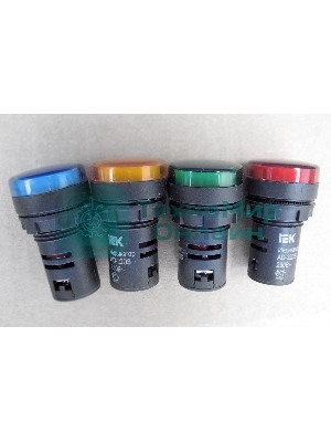 Арматура светосигнальная AD-22DS 230В красн. IEK BLS10-ADDS-230-K04