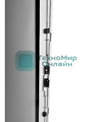 Шкаф телекоммуникационный напольный 42U (600x800) дверь стекло, черный (ШТК-М-42.6.8-1ААА-9005) (3 коробки)