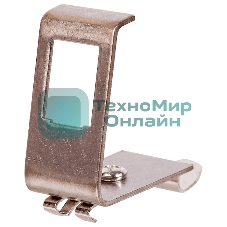 Рамка на DIN-рейку для установки модуля типа Keystone, металлическая Lanmaster