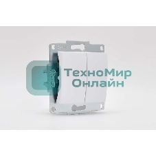 Механизм выключателя 2-кл. 1п СП Karina 10А IP20 бел. LEZARD 707-0288-101