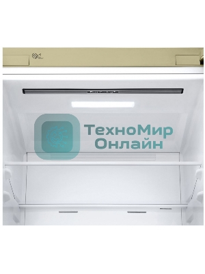 Холодильник LG GA-B509CESL бежевый глянцевый двухкамерный 277/107л морозилка снизу, No Frost